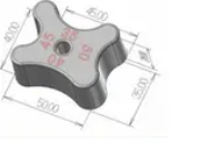 SQUARE Spacer For Concrete Works