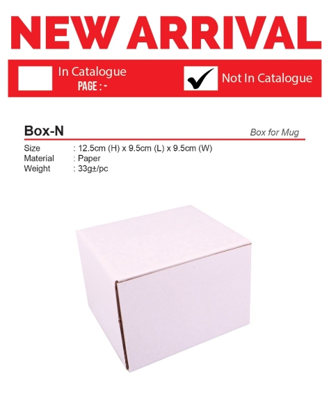 Box-N ( Box for Mug ) What's New Malaysia, Melaka, Selangor, Kuala Lumpur (KL), Johor Bahru (JB), Singapore Supplier, Manufacturer, Wholesaler, Supply | ALLAN D'LIOUS MARKETING (MALAYSIA) SDN. BHD. 