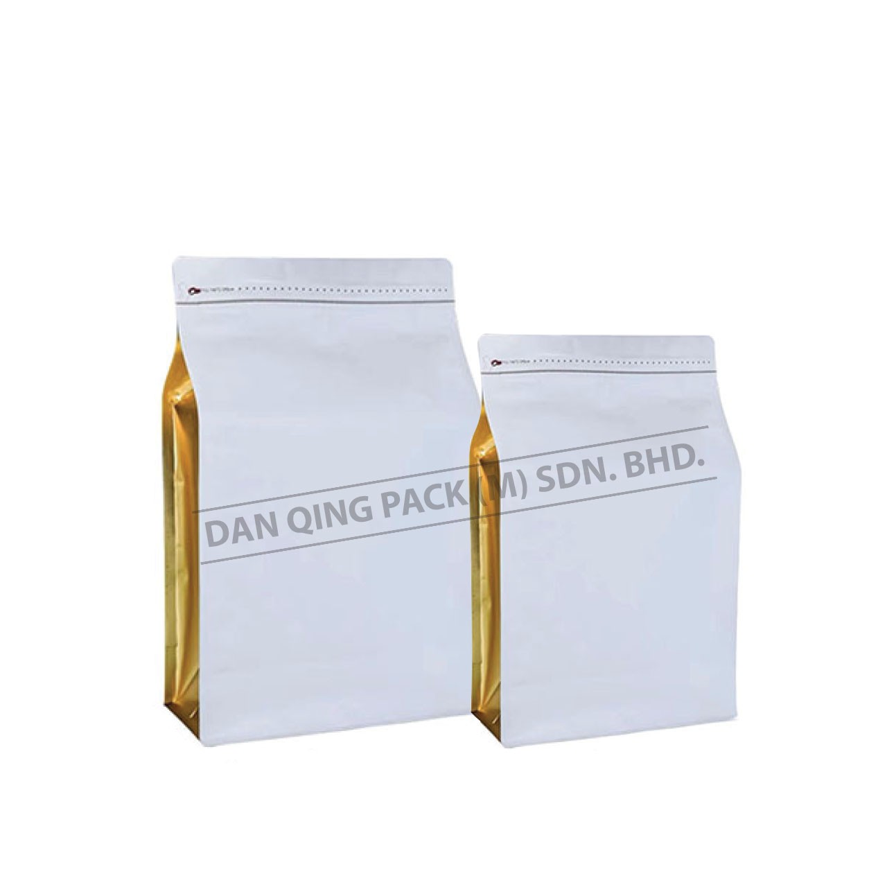 Flat Bottom Pouch (White Gold)