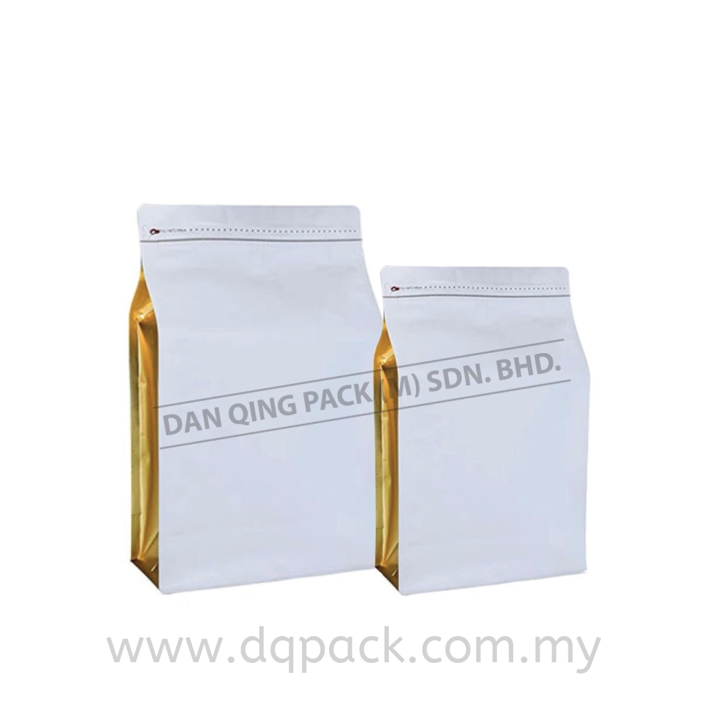 Flat Bottom Pouch (White Gold)