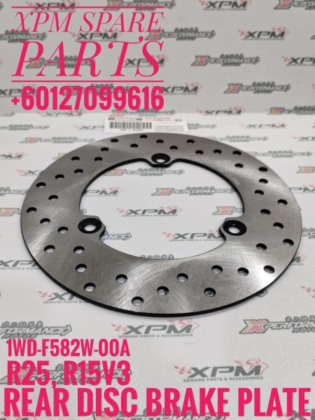 REAR DISC BRAKE PLATE FOR R25, R15V3..  STD TYPE AFTER MARKET BRAKE DISC PLATE BRAKE SYSTEM & PARTS Johor Bahru JB Supply Suppliers | X Performance Motor