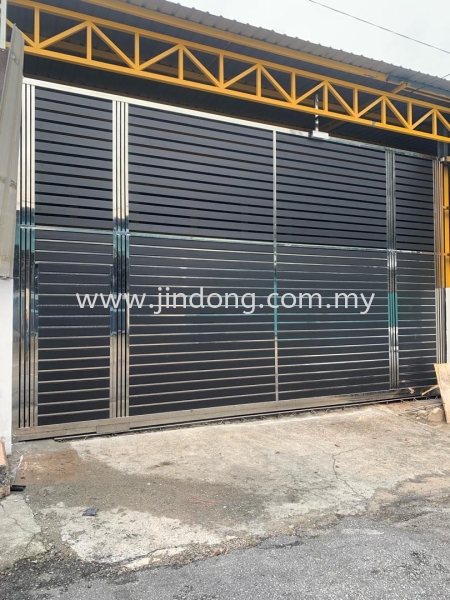  Stainless Steel Main Gate Johor Bahru (JB), Malaysia, Ulu Tiram Supplier, Suppliers, Supply, Supplies | Jin Dong Steel Works & Invisible Grille