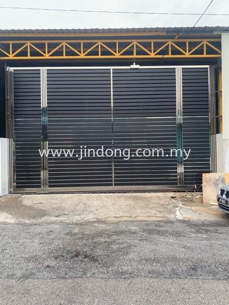  Stainless Steel Main Gate Johor Bahru (JB), Malaysia, Ulu Tiram Supplier, Suppliers, Supply, Supplies | Jin Dong Steel Works & Invisible Grille
