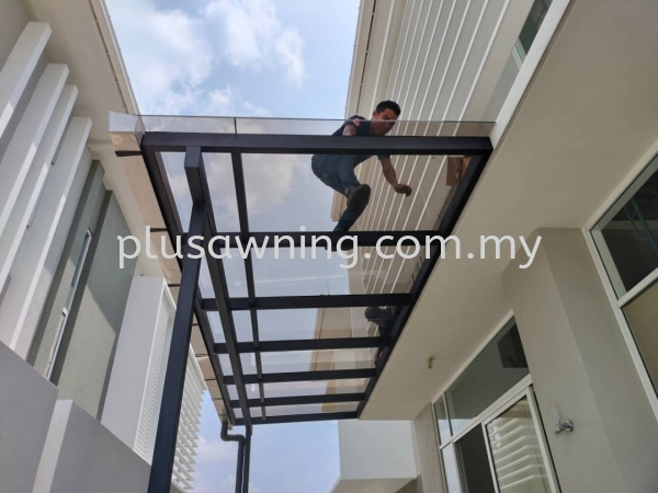 LAMINATED GLASS ROOFING @JALAN JADE HILLS 7/1, JADE HILLS, KAJANG, SELANGOR Glass Roofing Selangor, Malaysia, Kuala Lumpur (KL), Cheras Contractor, Service | Plus Awning & Iron Sdn Bhd