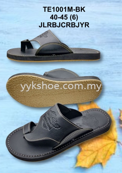 TE1001M-BK SLIPPERS MEN Malaysia, Kedah, Sungai Petani Supplier, Wholesaler, Supply, Supplies | YEOH YEN KEONG SDN BHD