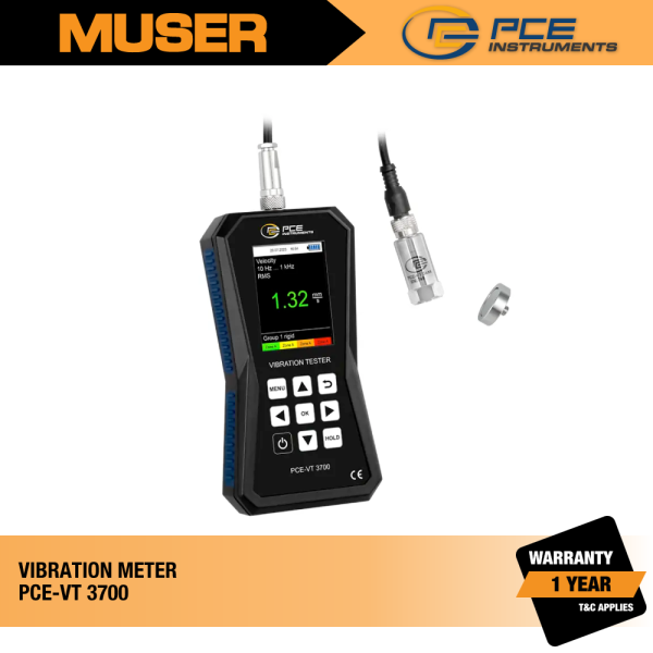 PCE-VT 3700 Vibration Meter | PCE Instruments by Muser Vibration PCE Instruments Kuala Lumpur (KL), Malaysia, Selangor, Sunway Velocity Supplier, Suppliers, Supply, Supplies | Muser Apac Sdn Bhd