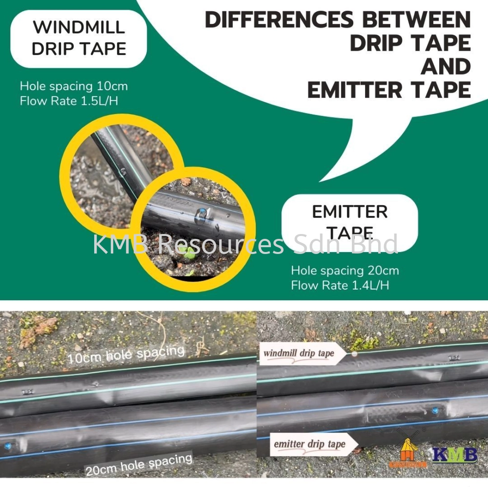 Difference Between Drip Tape and Emitter Tape