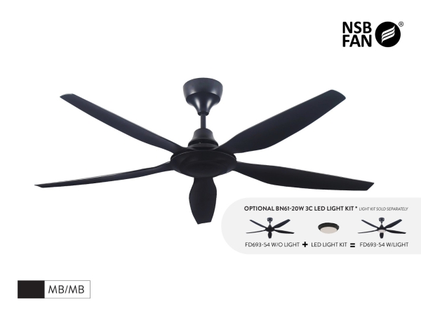 FD693 54 Ceiling Fan NSB Fan Selangor, Malaysia, Kuala Lumpur (KL), Puchong Supplier, Distributor, Supply, Supplies | NSB Lighting Sdn Bhd