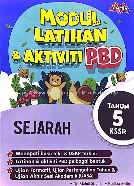 MODUL LATIHAN & AKTIVITI PBD SEJARAH TAHUN 5 Primary 5 SK BOOK Sabah, Malaysia, Sandakan Supplier, Suppliers, Supply, Supplies | Knowledge Book Co (SDK) Sdn Bhd
