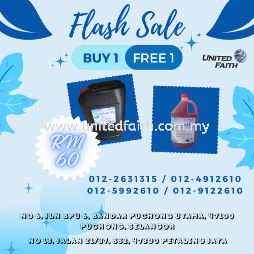 BUY 1 FREE 1 FLASH SALE