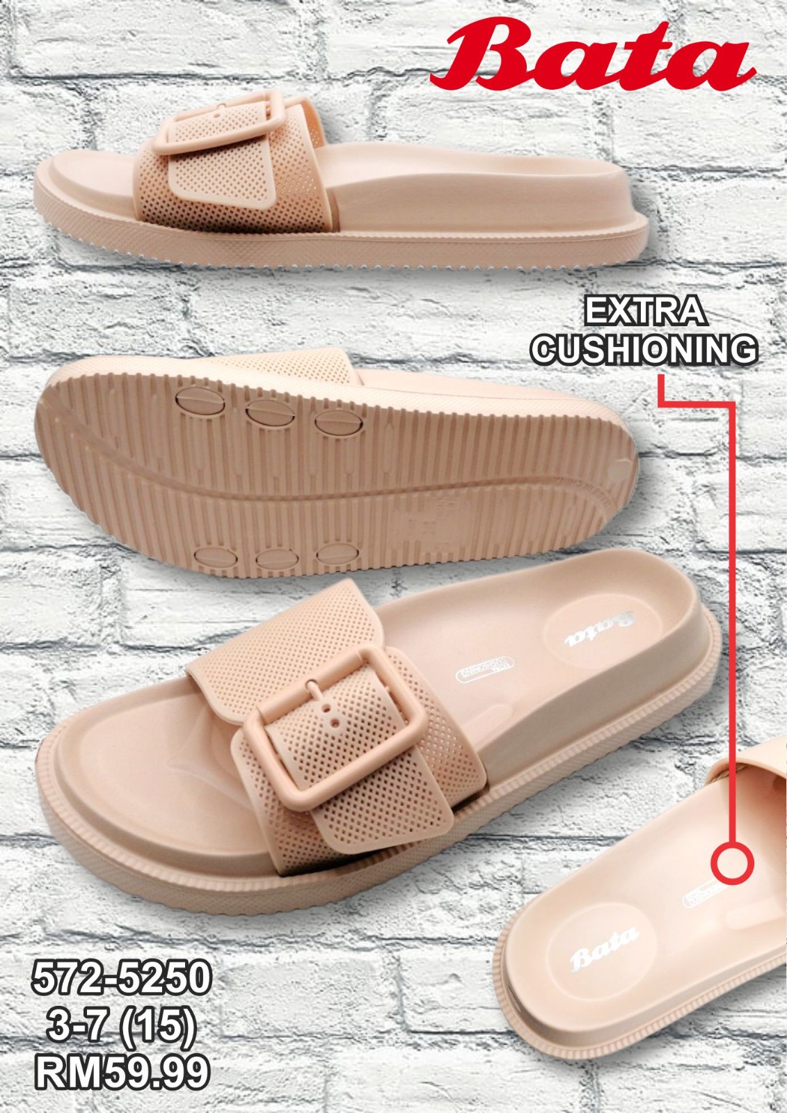 Buy Bata [Best Seller] BATA COMFIT Women Beige Sandals - 5618482 Online |  ZALORA Malaysia