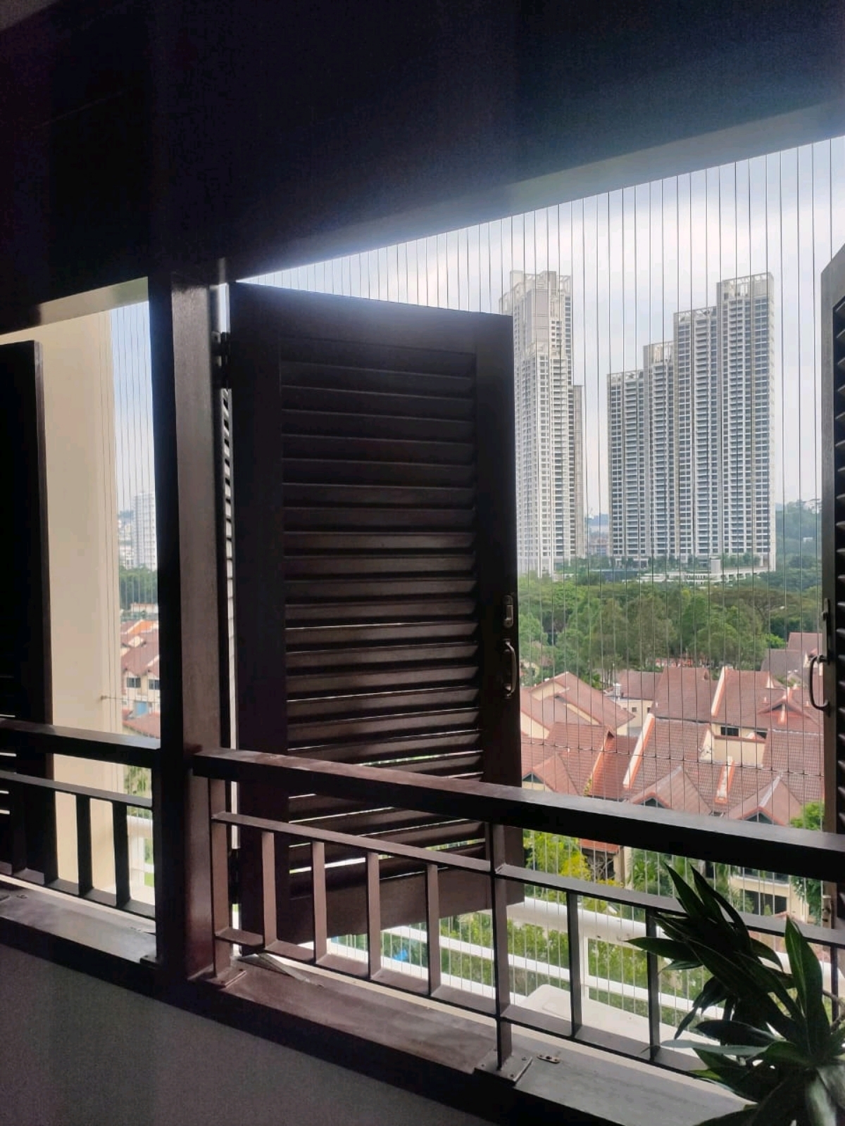 invisible Grill done at Air cond ledge Nadia Residence 