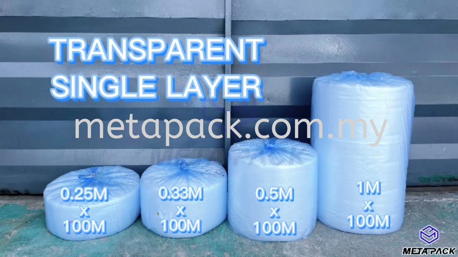 Bubble Wrap Single Layer 33cm x 100meter at Melaka | Bubblewrap 33cm x 100meter at Melaka | Bubble wrap supply at Melaka