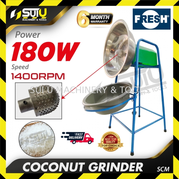 FRESH SCM Coconut Grinder 180W 1400RPM Coconut Machine Food Processing Machine Kuala Lumpur (KL), Malaysia, Selangor, Setapak Supplier, Suppliers, Supply, Supplies | Sui U Machinery & Tools (M) Sdn Bhd