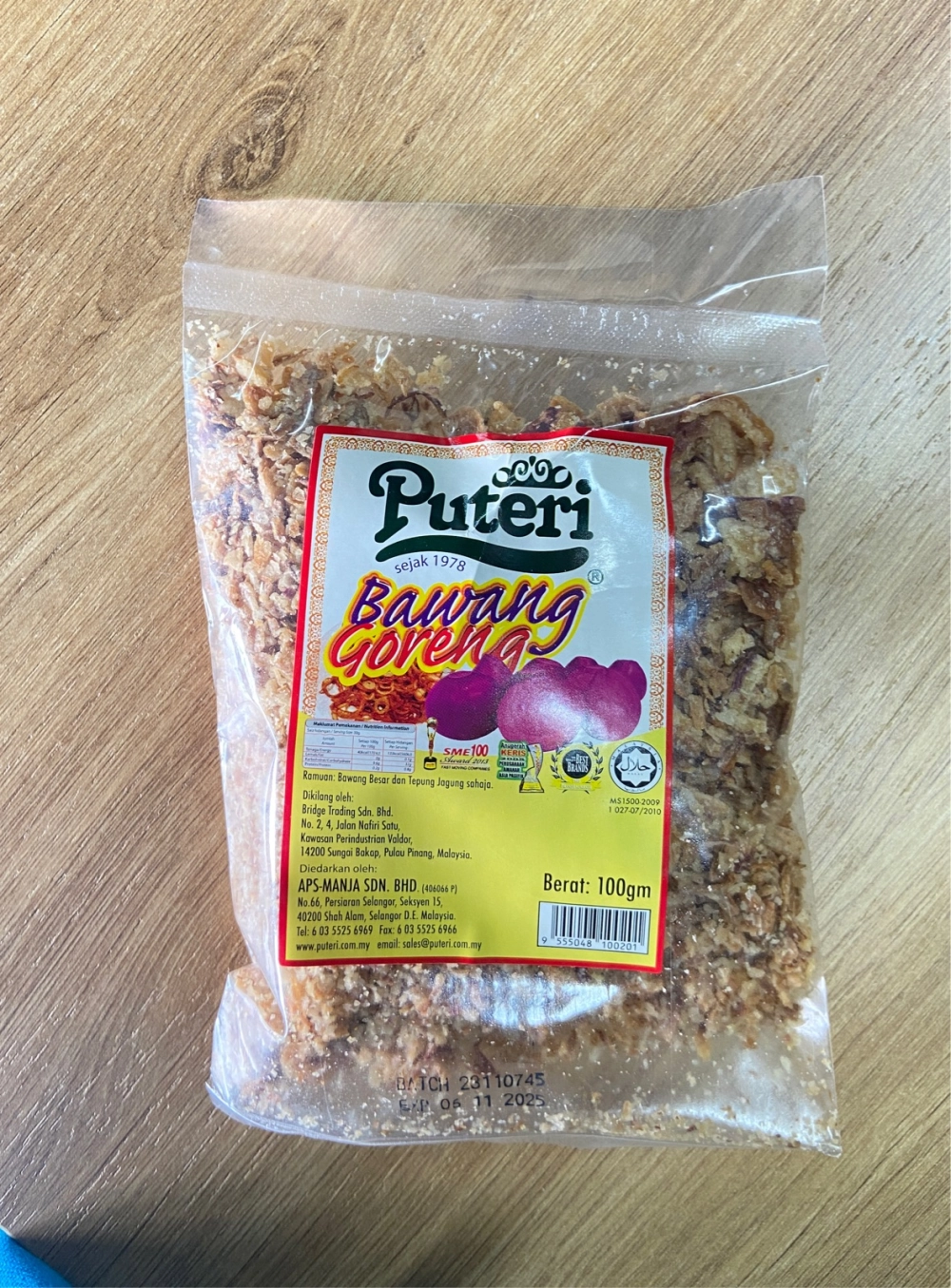 Puteri Bawang Goreng 100g