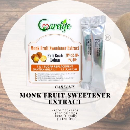 Monk Fruit Sweetener Extract 罗汉果代糖 (Carelife) 5g x 40sachets