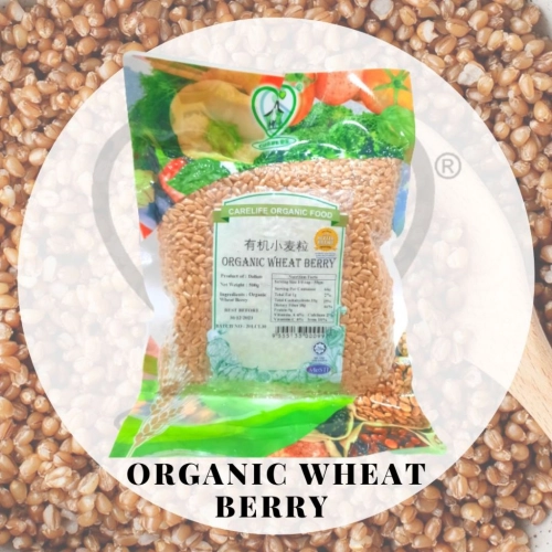 Organic Wheat Berry 有机小麦粒 (Carelife) 500g