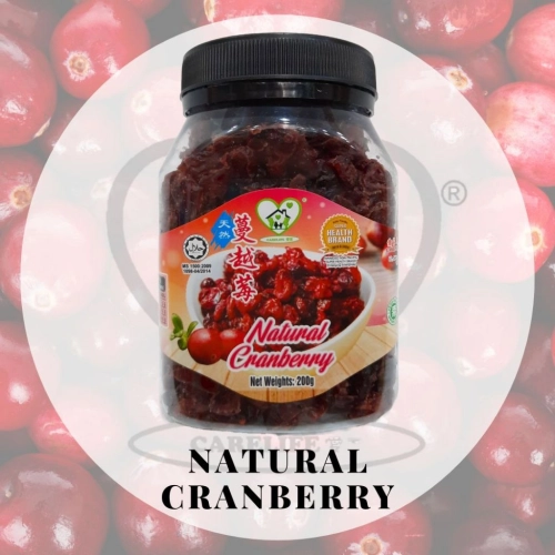 Natural Cranberry 天然蔓越莓 (Carelife) 200g