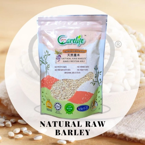 Natural Raw Barley 天然薏米 (Carelife) 500g