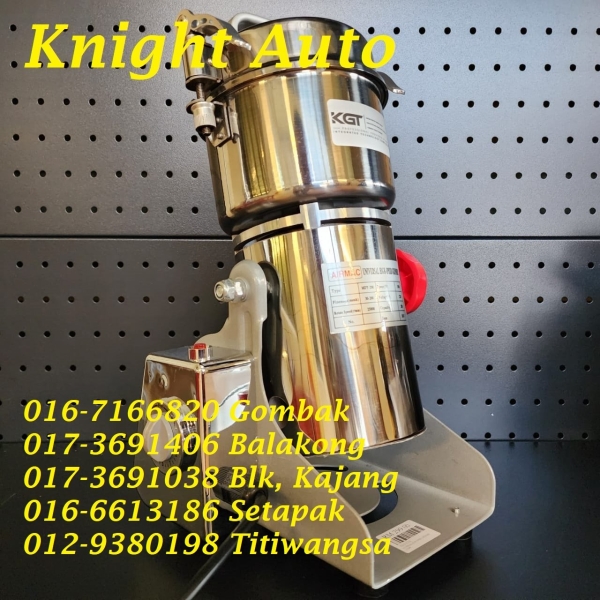 KGT Universal High Speed Powder Grinder Dry Food/Herbs/Coffee Bean/Grains/Medicine ID008760 ID669936  Grinder/ Mill/ Mincer Food Machine & Kitchen Ware Selangor, Malaysia, Kuala Lumpur (KL), Seri Kembangan, Setapak, Kajang Supplier, Suppliers, Supply, Supplies | Knight Auto Sdn Bhd