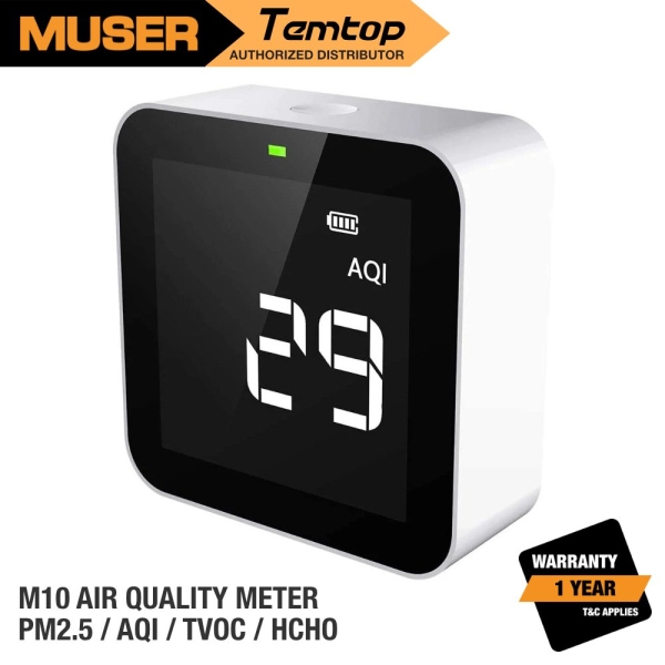 M10 Air Quality Detector PM2.5 TVOC AQI HCHO Real-time Monitor Air Quality Monitor Temtop Kuala Lumpur (KL), Malaysia, Selangor, Sunway Velocity Supplier, Suppliers, Supply, Supplies | Muser Apac Sdn Bhd