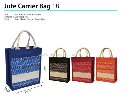 Jute Carrier Bag 18