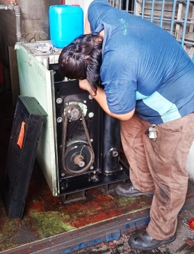 Major Service for Sullair Air Compressor in Kajang , Selangor 