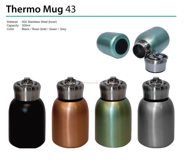 Thermo Mug 43 Thermo Mug Drinkware Household Johor Bahru (JB), Malaysia Supplier, Wholesaler, Importer, Supply | DINO WORK SDN BHD