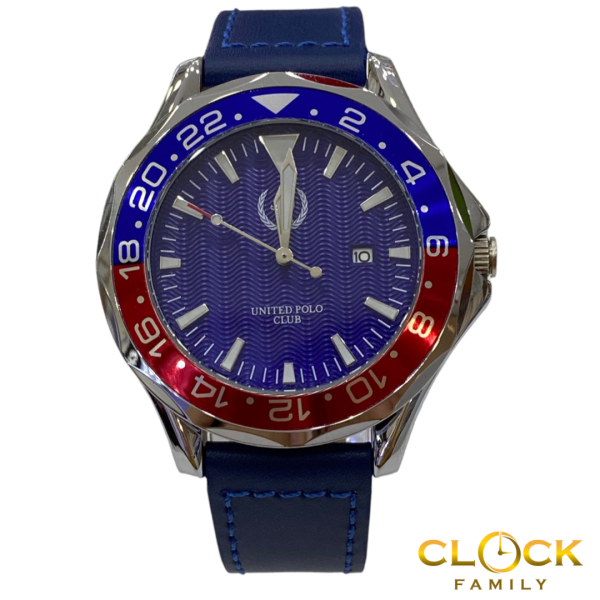 United Polo Club Blue Dial Blue Leather Strap Men Watch GSS-4014L-BL Men Watch United Polo Club Selangor, Malaysia, Kuala Lumpur (KL), Shah Alam Supplier, Suppliers, Supply, Supplies | CLOCK FAMILY ENTERPRISE