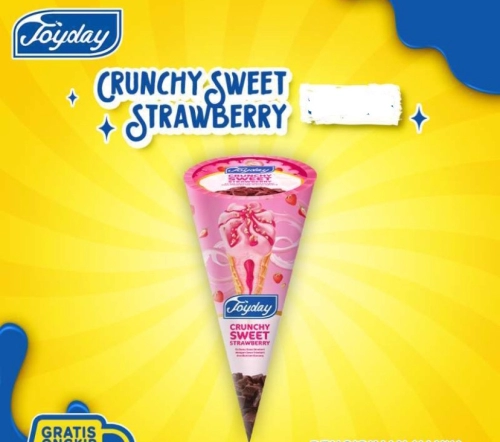 JoyDay Crunchy Sweet Strawberry Ice Cream 70ml