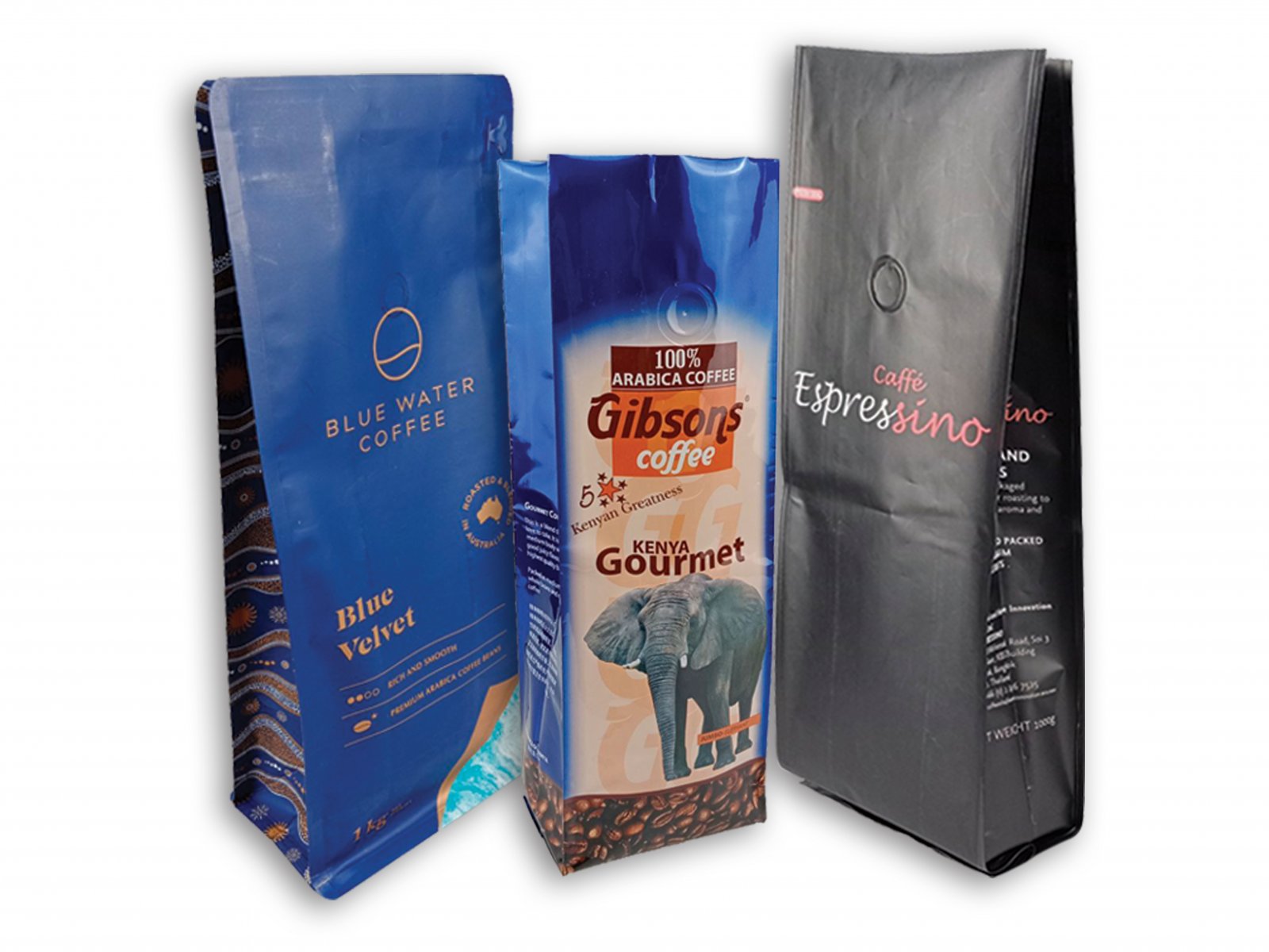 Coffee Bag with Valves