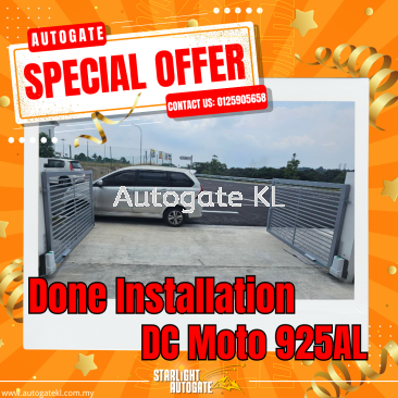 9 March 2024 AutoGate Offer Promo Auto Gate Model: DC Moto 925AL Skudai, Taman Universiti, Mutiara Rini, Taman Skudai Baru, Taman Nusa Bestari