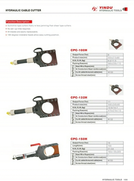 Hydraulic Cable Cuttet HYDRAULIC CABLE CUTTER HYDRAULIC TOOLS / EUQUIPMENTS ( 10000PSI /700BAR ) Selangor, Malaysia, Kuala Lumpur (KL), Sarawak, Klang, Miri Supplier, Importer, Supply, Supplies | Novitech Sdn Bhd