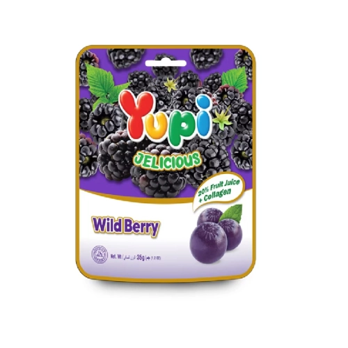 Yupi Jelicious Wild Berry + Collagen 35g