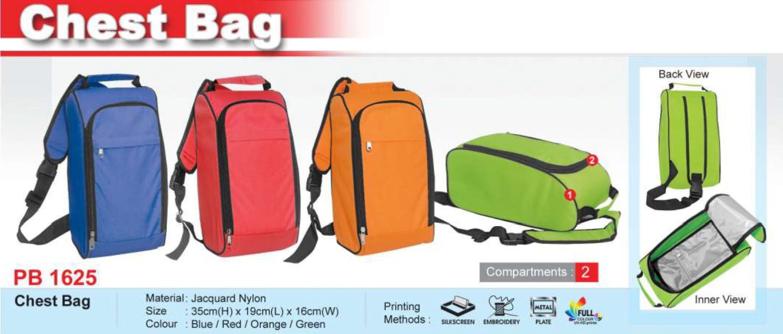 PB1625 Chest Bag