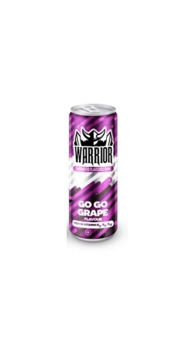 Warrior Go Go Grape Carbonate Flavoured Drink 320ml