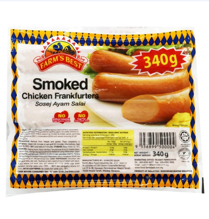 Farms Best Smoked Chicken Frankfurters 340g