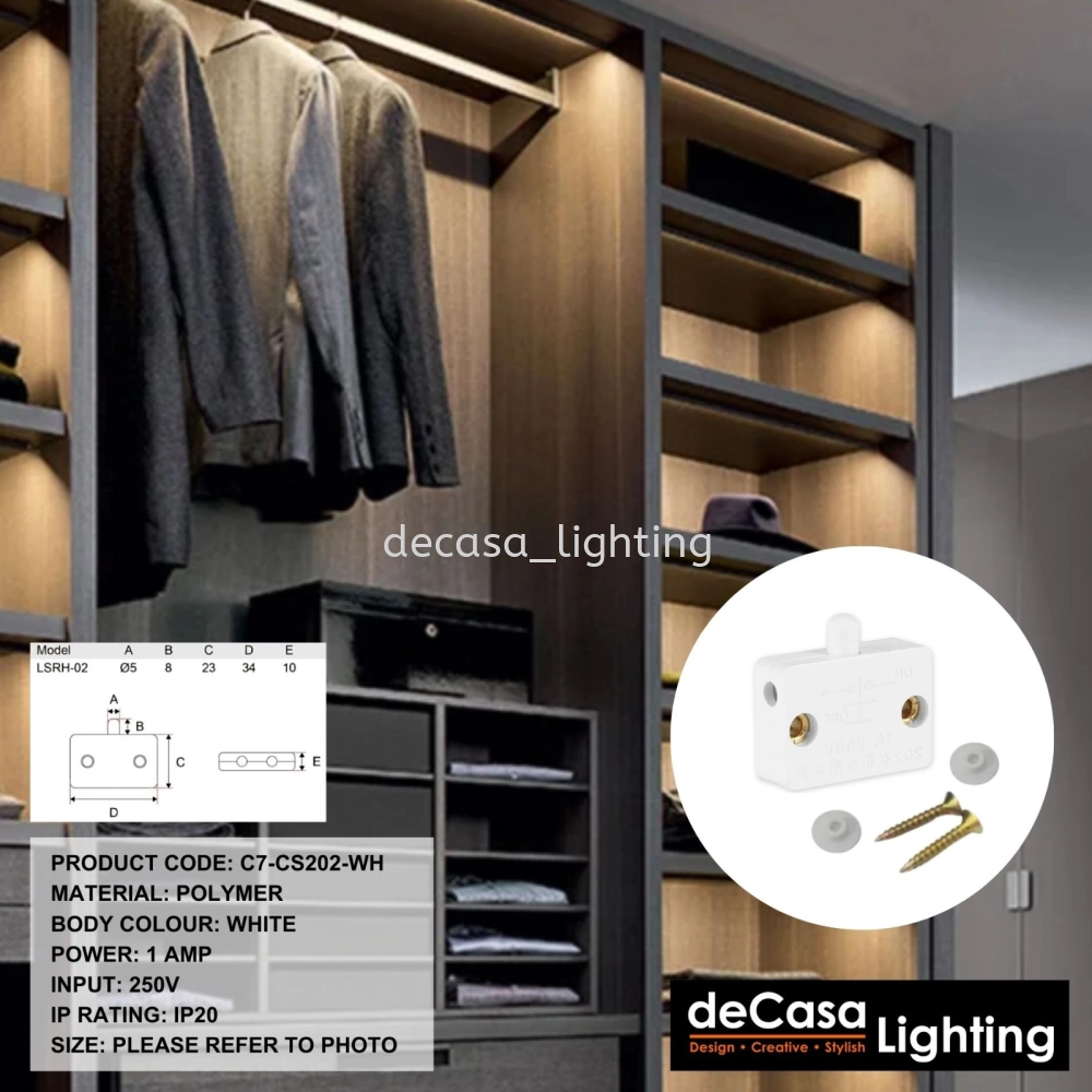 CABINET SWITCH (CS202-WH) Selangor, Kuala Lumpur (KL), Puchong ...