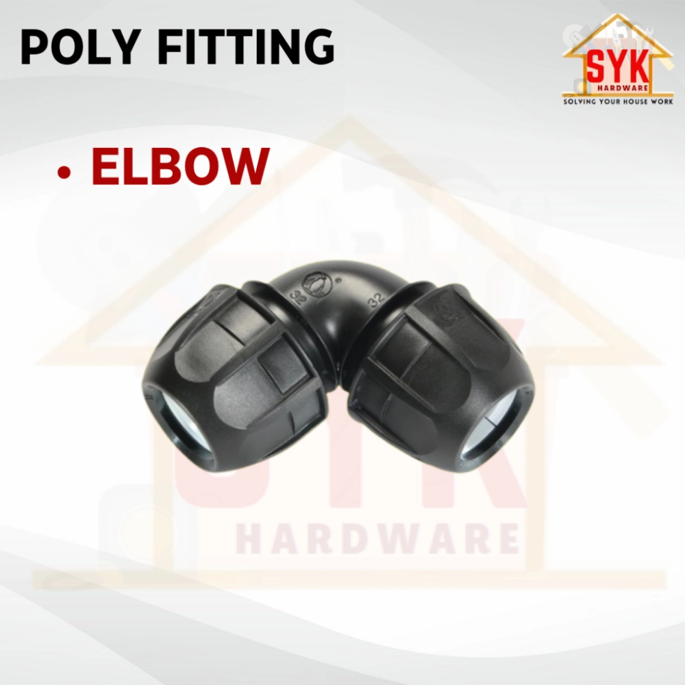 SYK Poly Fitting Poly Pipe Connector HDPE Part Poly Fitting Socket ...