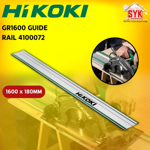 SYK Hikoki GR1600 Guide Rail 4100072 For Circular Saw Wood Cutting Guide Rail Woodworking Tools Rel Panduan