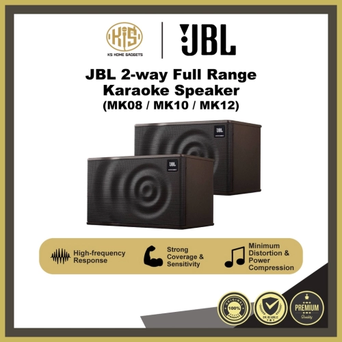 JBL MK08 MK10 MK12 Karaoke Speaker 8 inch 10 inch 12inch 2-Way Full-Range Loudspeaker System (Pair)