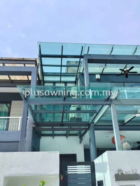 GLASS ROOFING @JALAN HULUBALANG 8/4, KAJANG, SELANGOR Glass Roofing Selangor, Malaysia, Kuala Lumpur (KL), Cheras Contractor, Service | Plus Awning & Iron Sdn Bhd