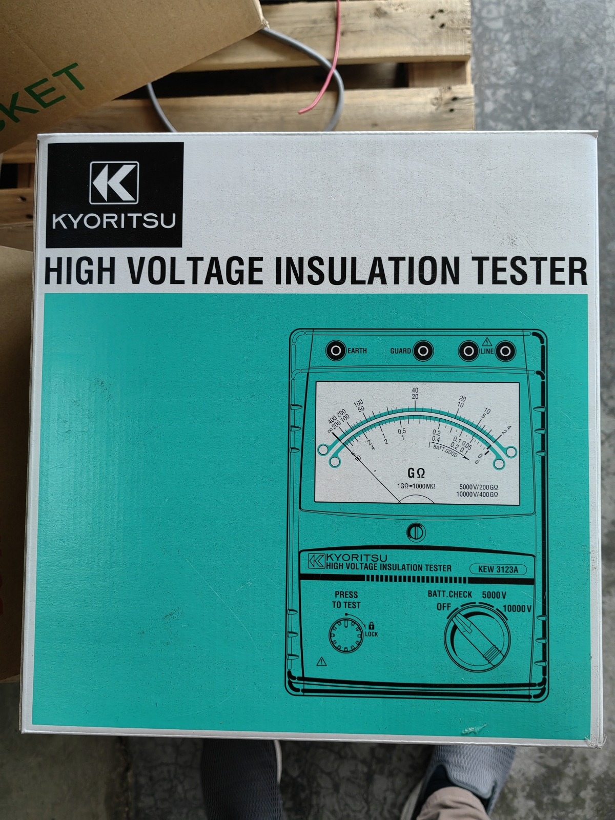 KYORITSU HIGH METER TESTER 10000V 3123A