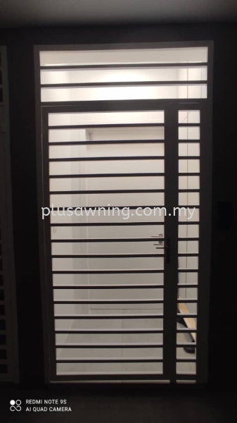 SWING DOOR GRILL @THE GOODWOOD RESIDENCE, BANGSAR, KUALA LUMPUR Grill Door Selangor, Malaysia, Kuala Lumpur (KL), Cheras Contractor, Service | Plus Awning & Iron Sdn Bhd