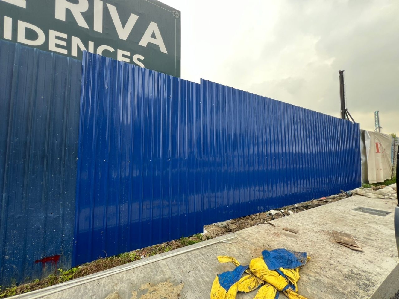 Construction Area Hoarding Work