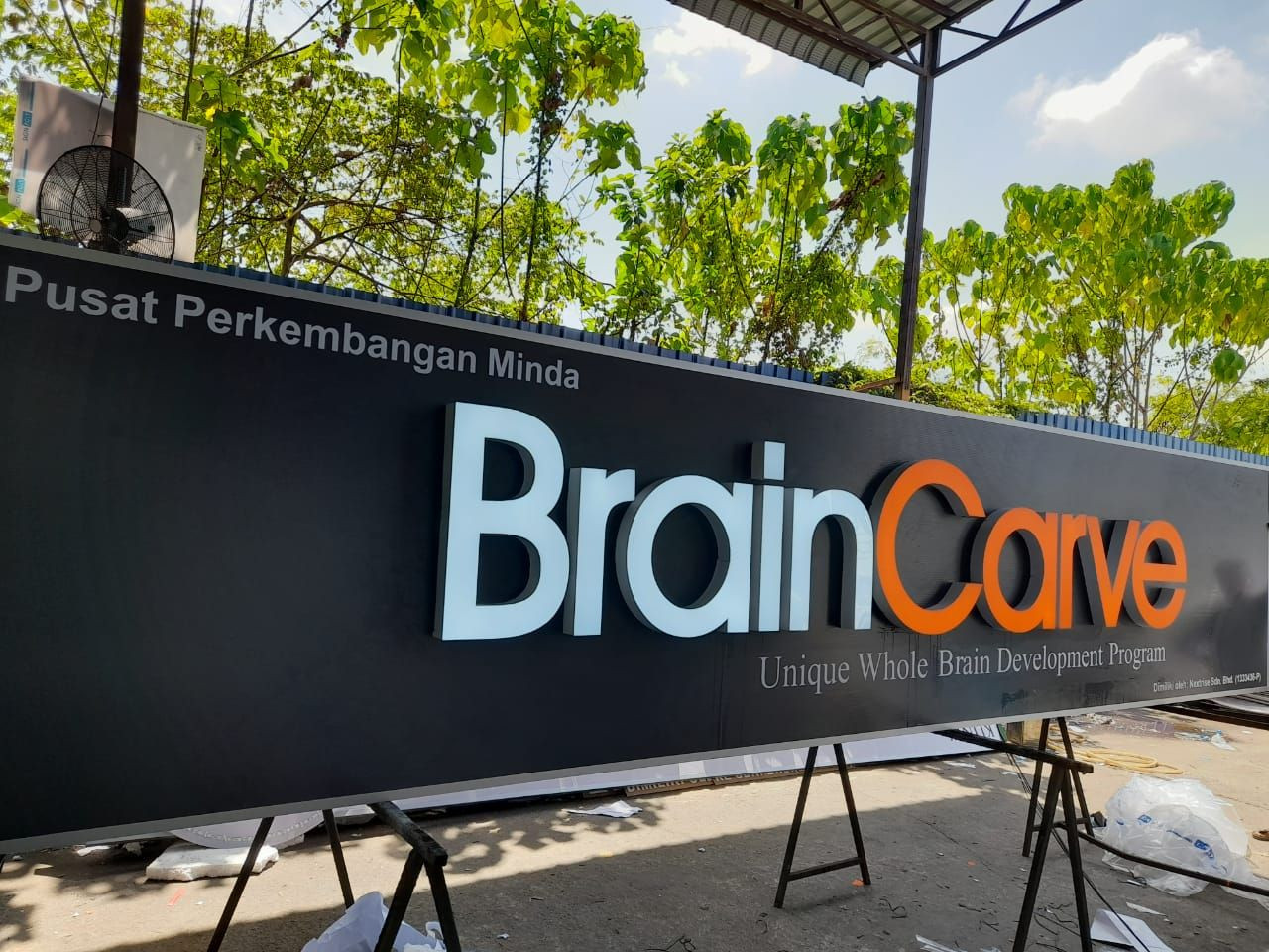 3D LED FRONTLIT BOX UP LETTERING SIGNBOARD AT TAMING JAYA, BALAKONG