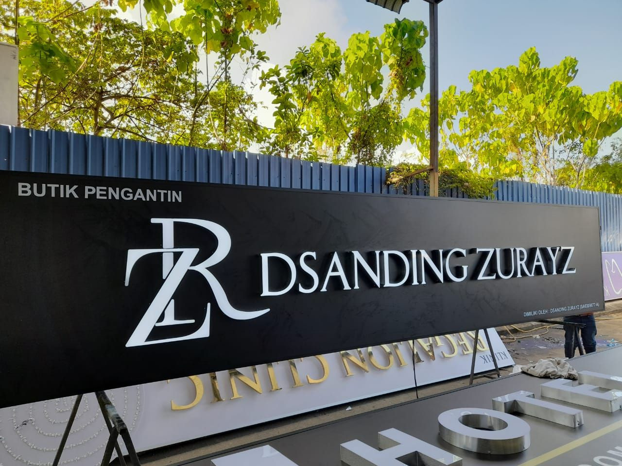 3D LED FRONTLIT BOX UP LETTERING SIGNBOARD AT TAMING JAYA, BALAKONG