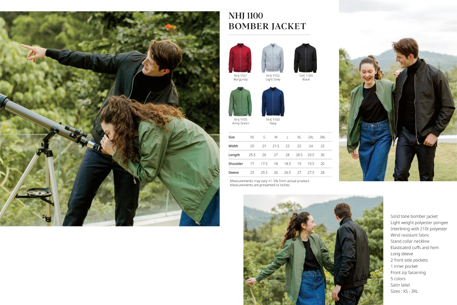 Bomber Jacket NHJ1100