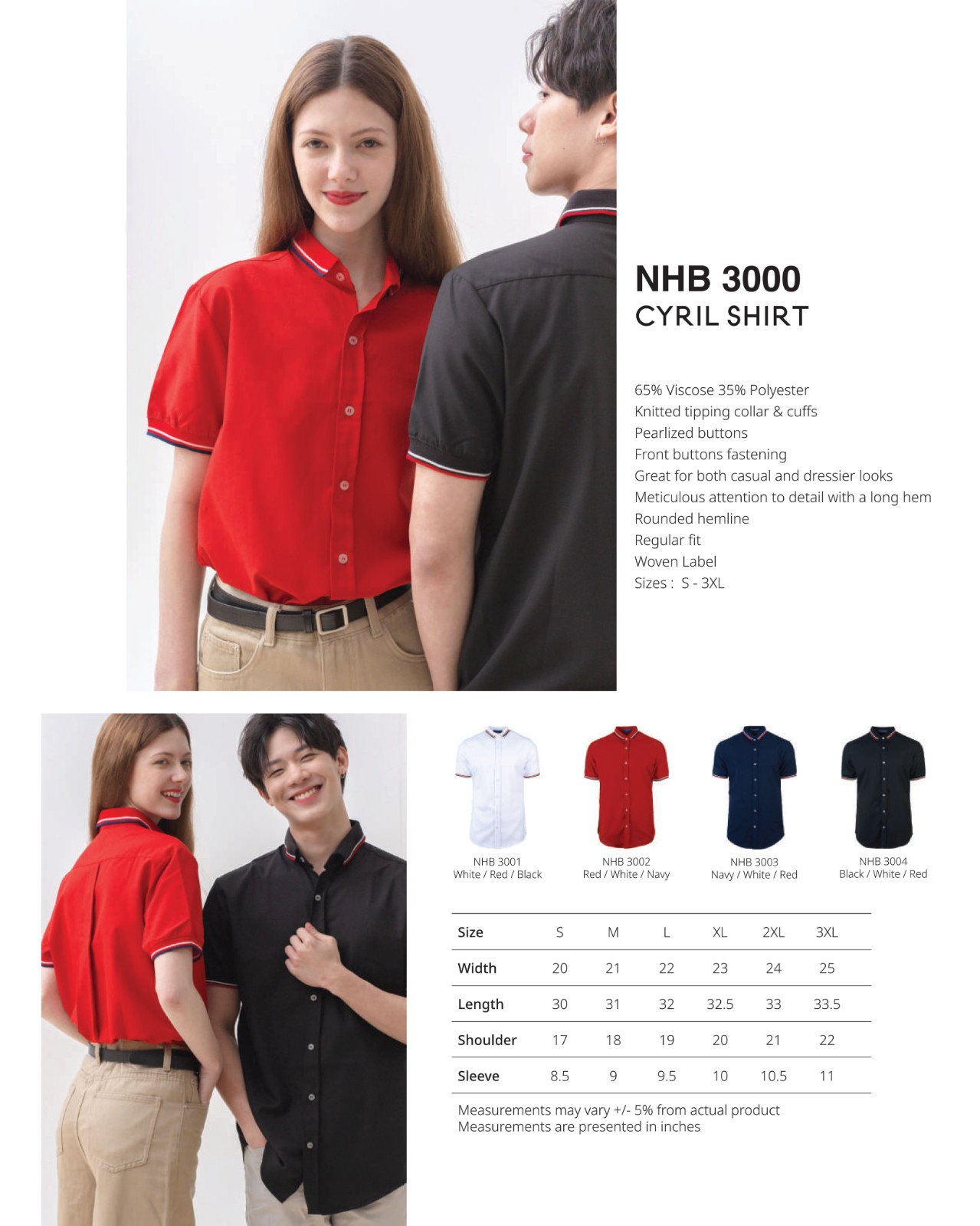 Office Shirt NHB3000