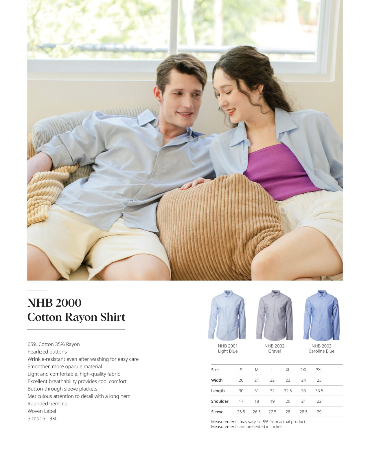 Office Shirt NHB2000